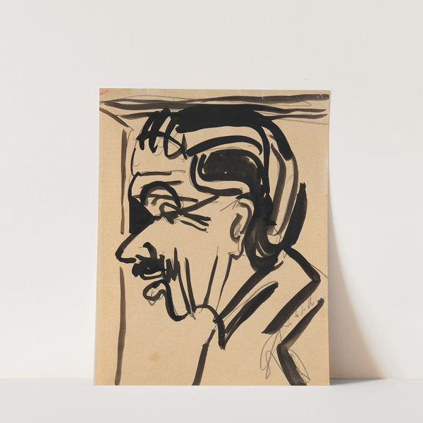 Männerporträt (1910) by Ernst Ludwig Kirchner