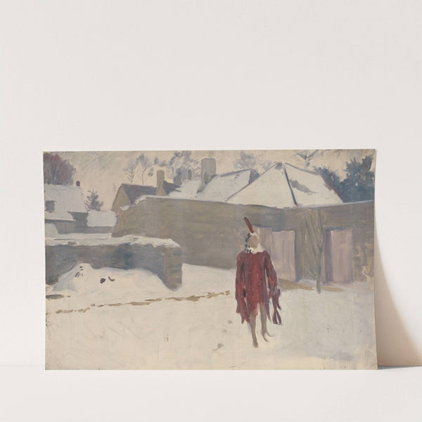 Mannikin in the Snow by John Singer Sargent