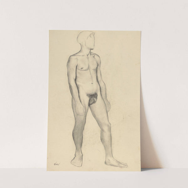 männlicher Akt by Karl Wiener