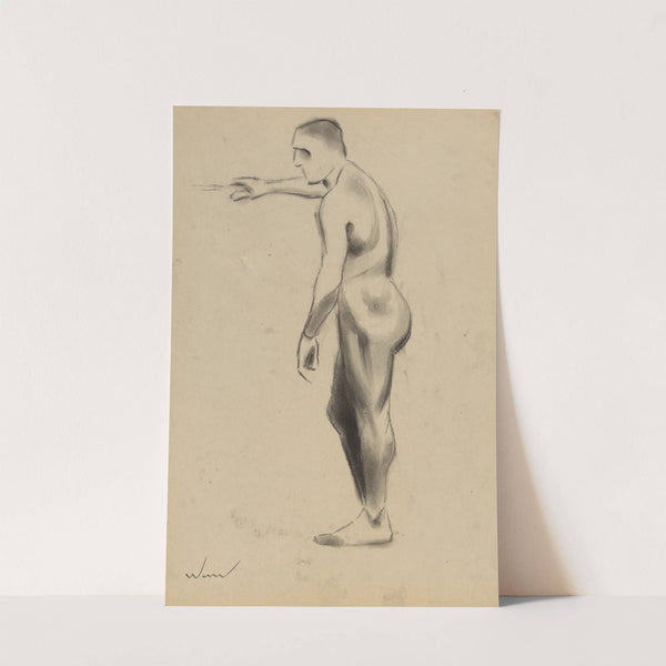 männlicher Akt II by Karl Wiener