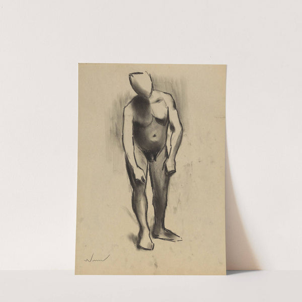 männlicher Akt V by Karl Wiener