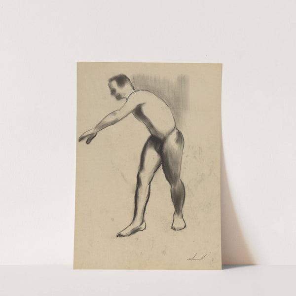 männlicher Akt VII by Karl Wiener