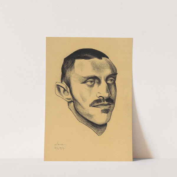 männliches Porträt by Karl Wiener