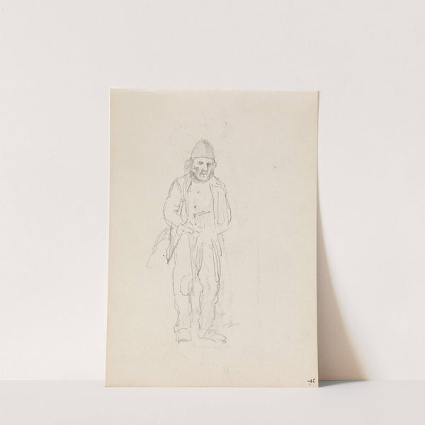 Mannsfigur (1867-1873) by Adolph Tidemand