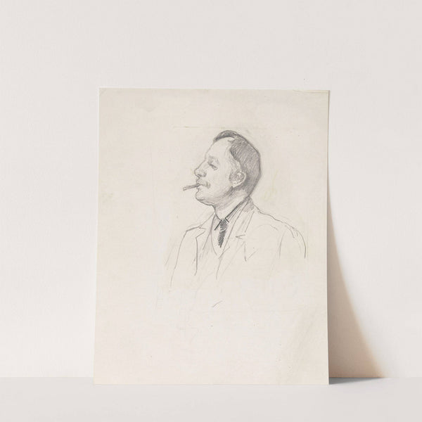 Mannsportrett by Christian Krohg