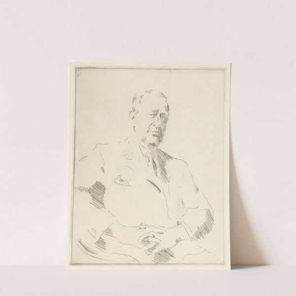 Mannsportrett 8 by Henrik Lund