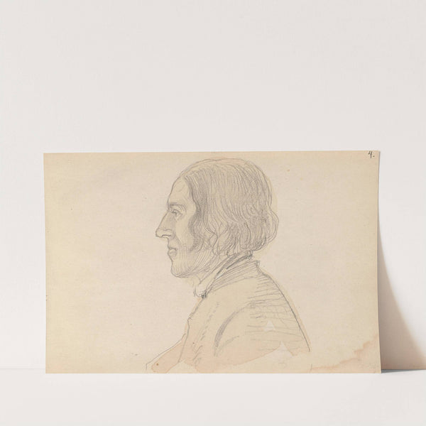 Mannsportrett (1852) by Adolph Tidemand