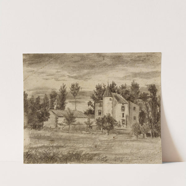 Manoir à Jonzac by Arthur-Joseph Gueniot