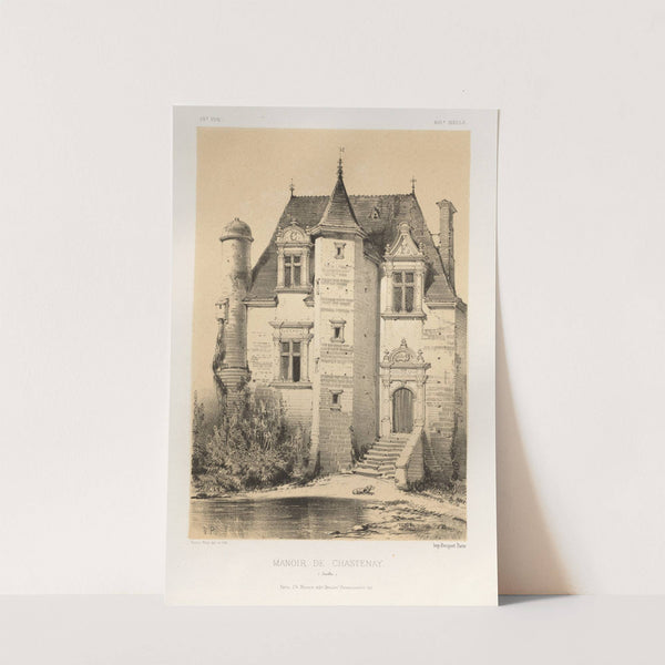 Manoir De Chastenay (Sarthe) (1860) by Victor Petit