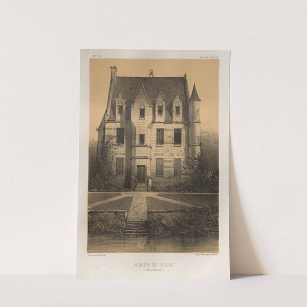 Manoir De Sillac (Lot et Garonne) (1860) by Victor Petit