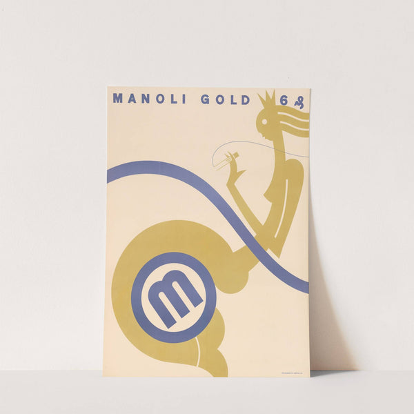 Manoli Gold 6 ₰ (1929) by Wilhelm Deffke