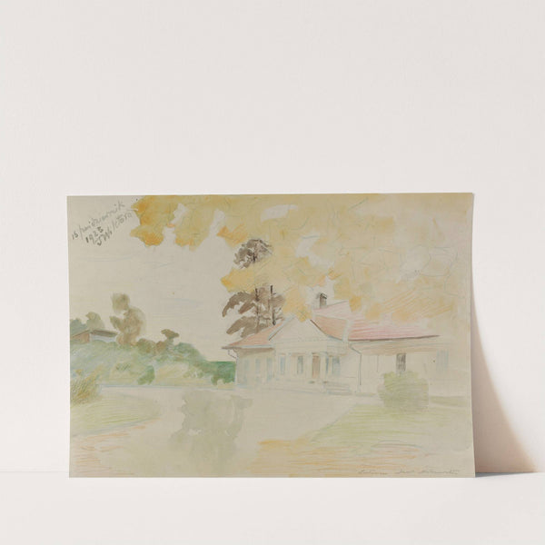 Manor house in Lusławice (1923) by Jacek Malczewski