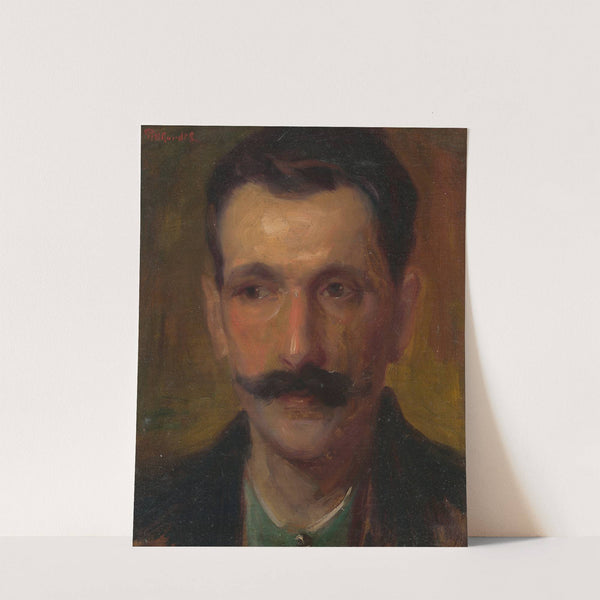 Man’s Head (1900) by Ľudovít Pitthordt