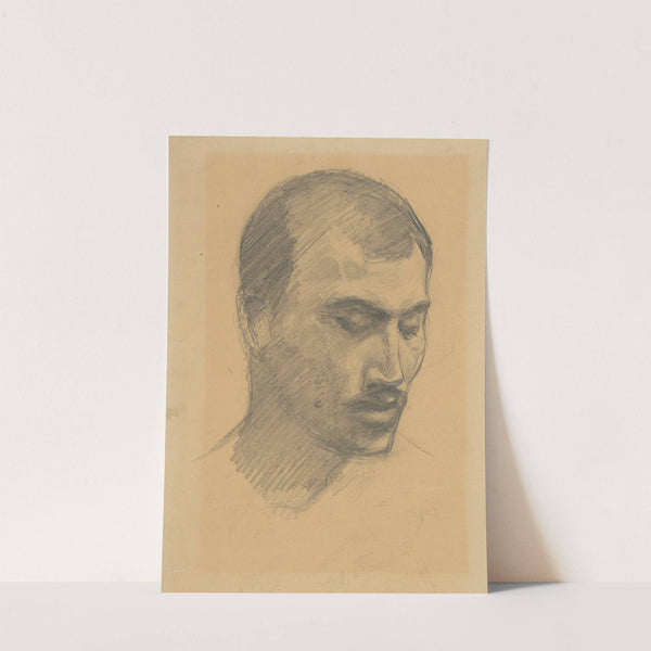 Man’s head by Ladislav Mednyánszky