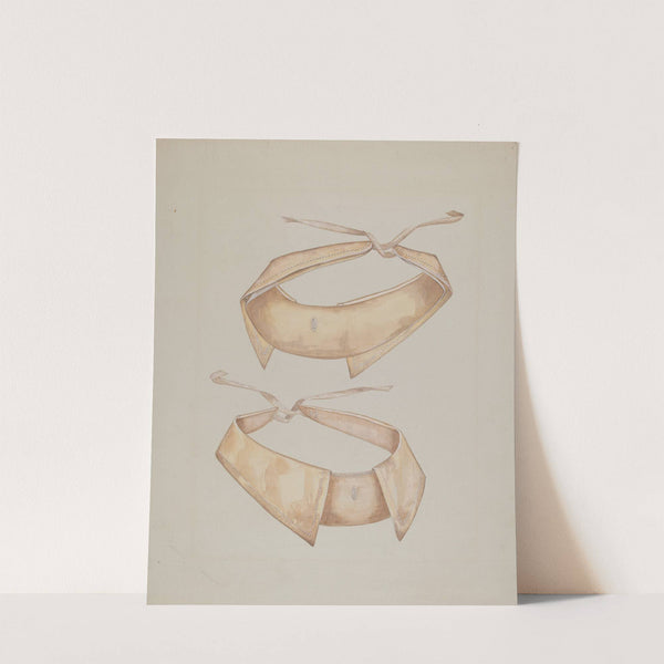 Man's Linen Collar by Verna Tallman