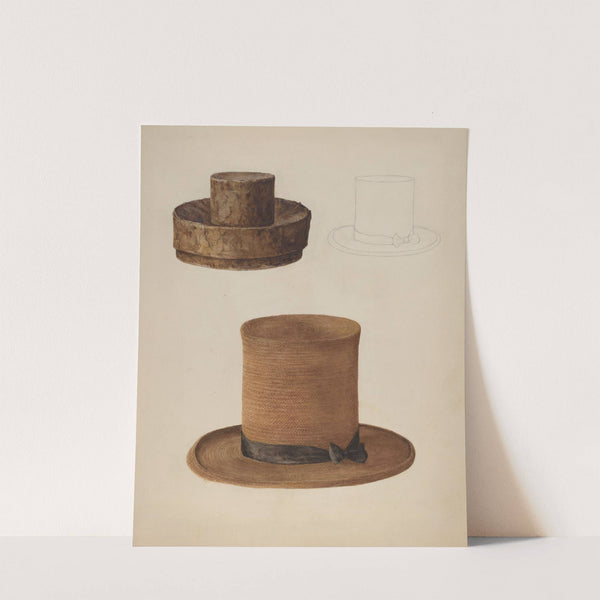 Man's Straw Hat by Stella Mosher