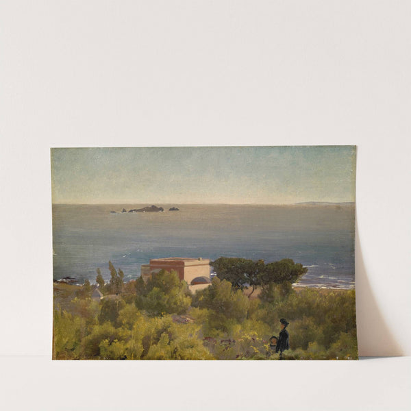 Mansion at the Seashore by Ernst Stückelberg