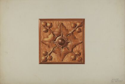 Mantel Carving