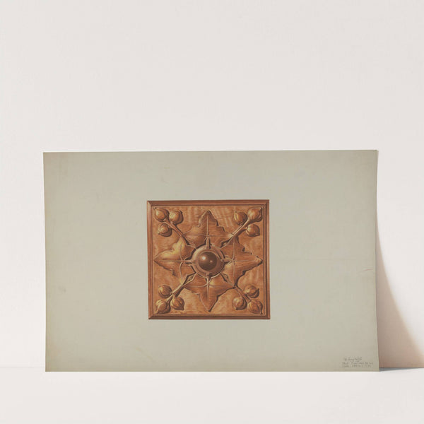 Mantel Carving (1939) by Michael Riccitelli