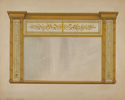 Mantel Looking Glass