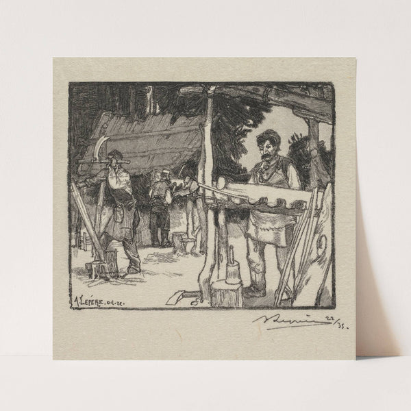 Manufacturer of Slats (1890) by Auguste Louis Lepère