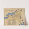 Map of New York State by American 20th Century