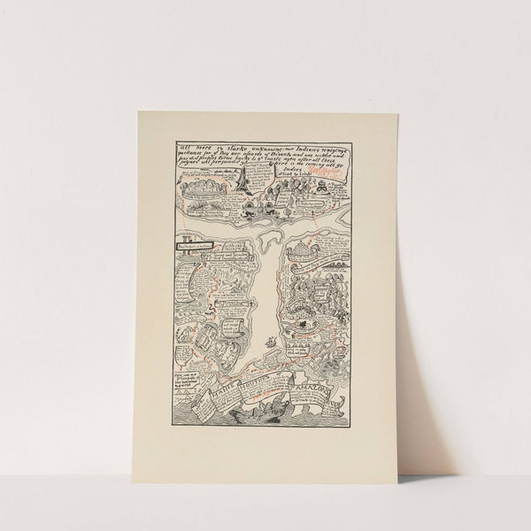 Map of the Turbid Amazon by Rudyard Kipling