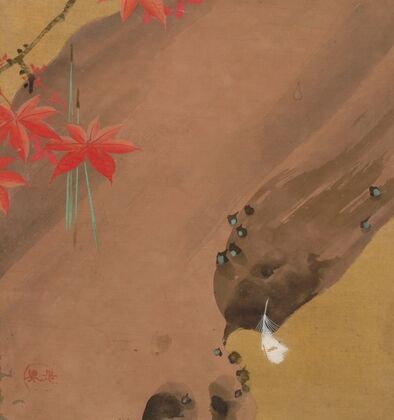 Maple Leaves and Feather (1847)