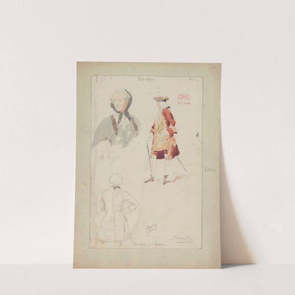 Maquettes de costumes en M by Charles Bétout