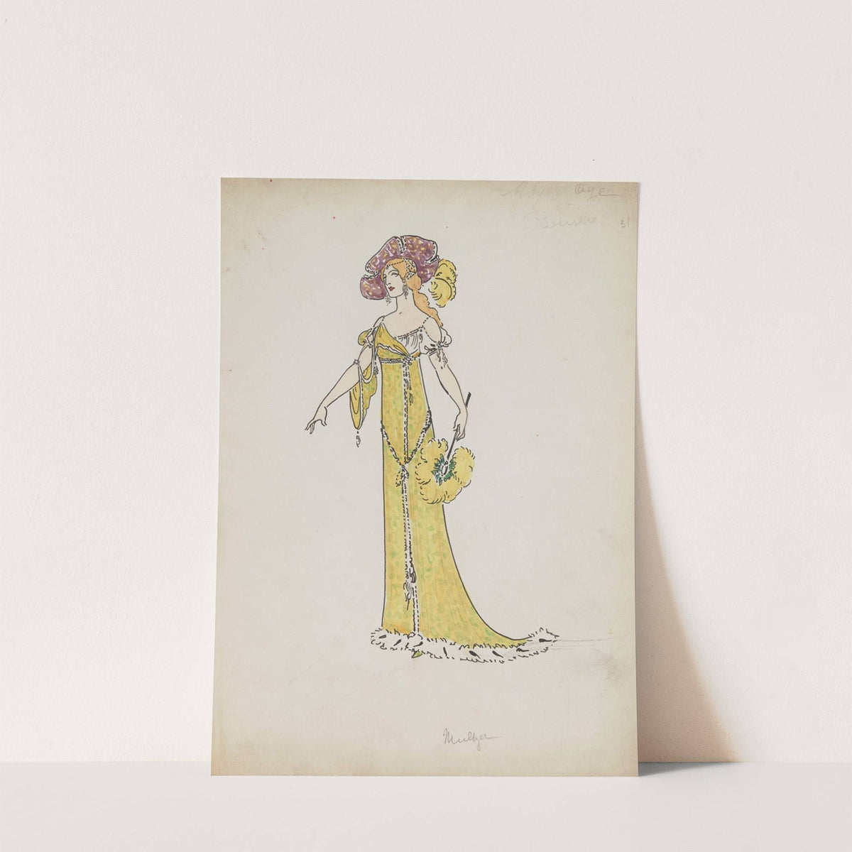 Maquettes de costumes en M by Charles Bétout