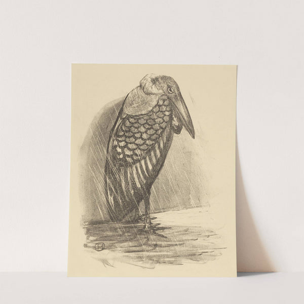 Maraboe in de regen by Theo van Hoytema