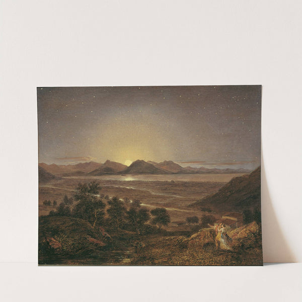 Marathon bei Mondbeleuchtung by Karl Joseph Aloys Agricola