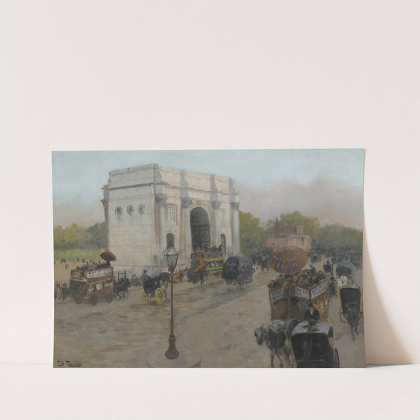 Marble Arch, London by Frits Thaulow