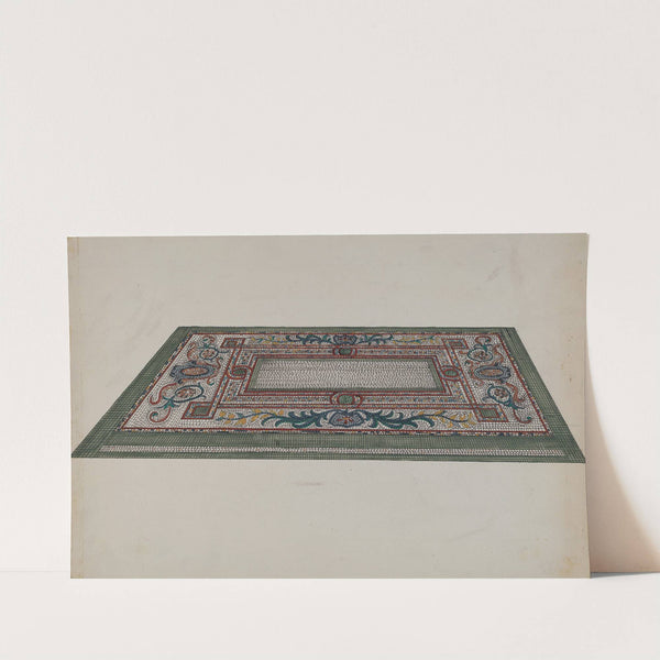 Marble Mosaic Floor by Ellen Duncan