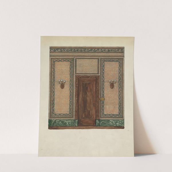 Marble Mosaic Wall by Ellen Duncan