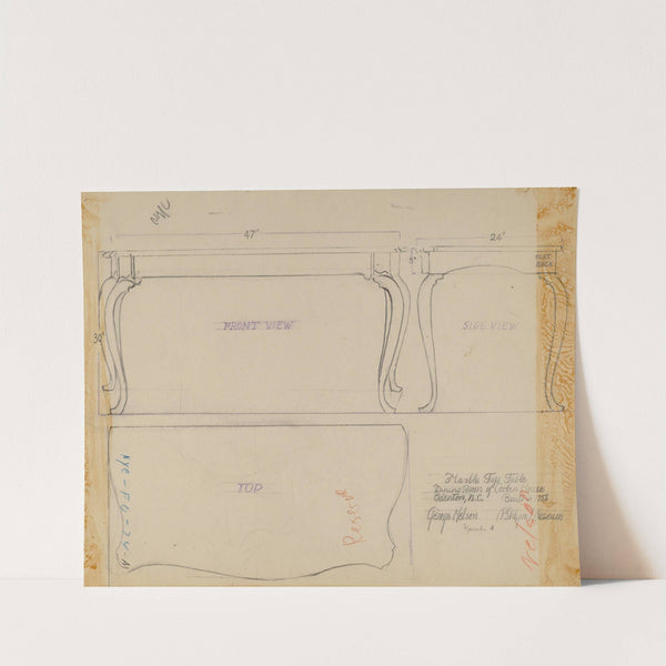 Marble Top Table (1935-1942) by George Nelson