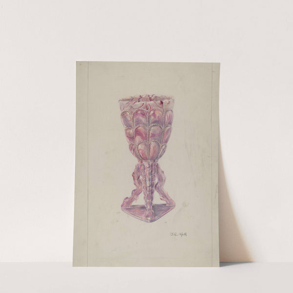 Marbleized Vase by John Hall