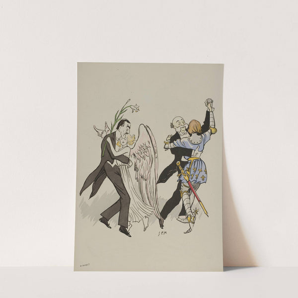 Marcel Fouquier et Arthur Meyer (1913) by Georges Goursat (Sem)