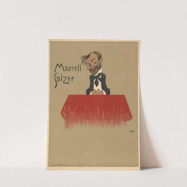 Marcell Salzer Gastspiel des bunten Theaters Berlin (1903) by Edmund Edel