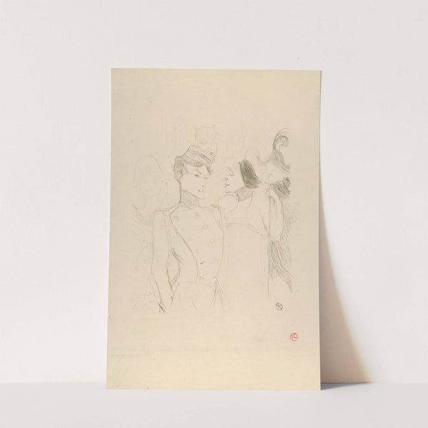 Marcelle Lender and Eva Lavalliére in a Revue at the Variétés (1895) by Henri de Toulouse-Lautrec