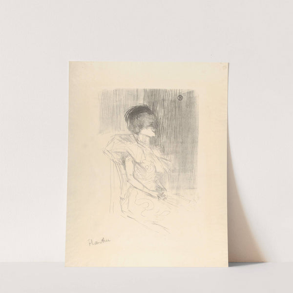 Marcelle Lender Seated (1895) by Henri de Toulouse-Lautrec
