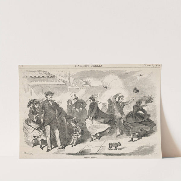 March Winds (1859) by Winslow Homer