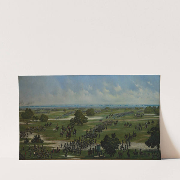 Marcha del Ejército Argentino a tomar posiciones para el ataque a Curupaytí el 1866 (1902) by Cándido Lopez