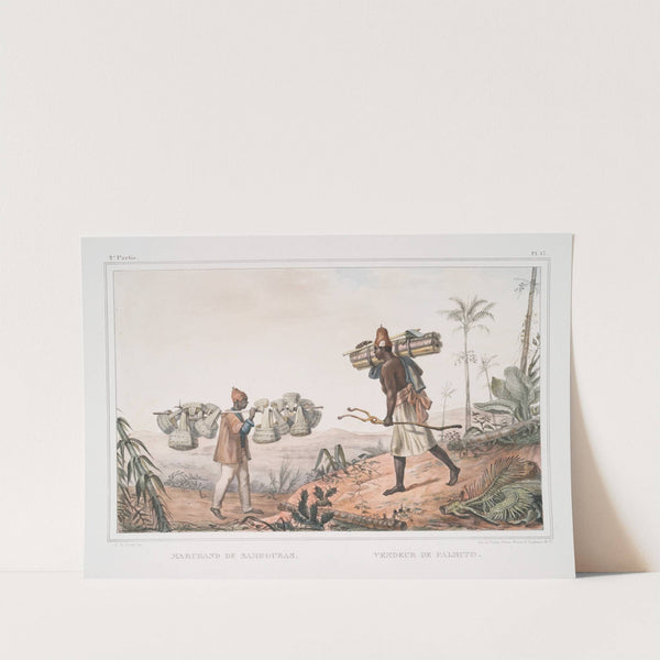 Marchand de sambouras. Vendeur de palmito by Jean Baptiste Debret