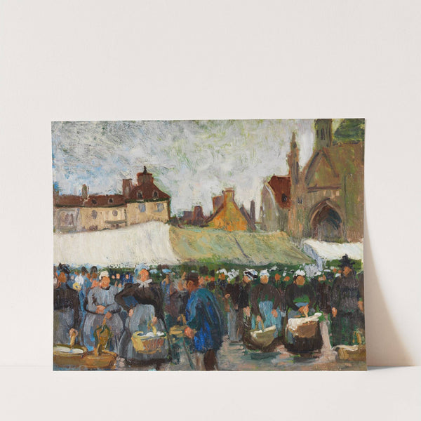 Marché à Falaise (Markt in Falaise) (1905) by Raoul Dufy