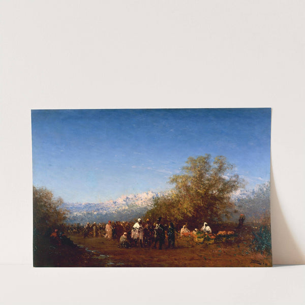 Marché à Fez (1887) by Félix Ziem