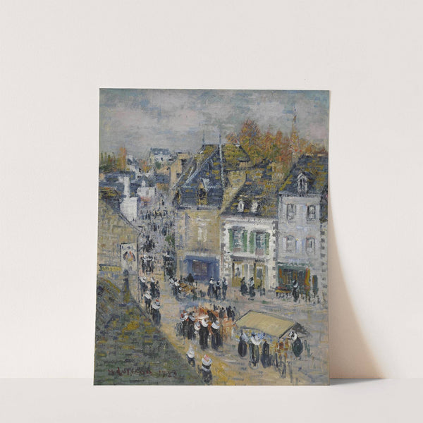 Marché à Pont-Aven by Gustave Loiseau