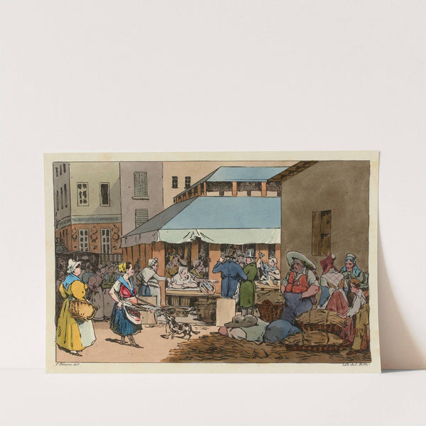 Marché aux Poissons by Félix Fortuné Delarue