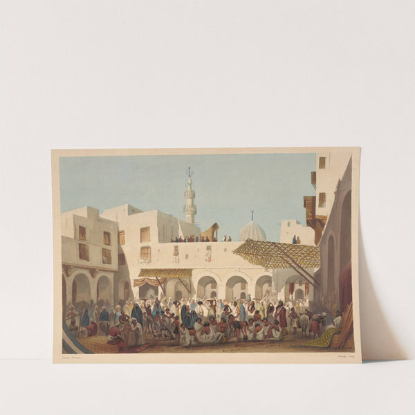 Marche d’esclaves (Slave market) (1841) by Hector Horeau