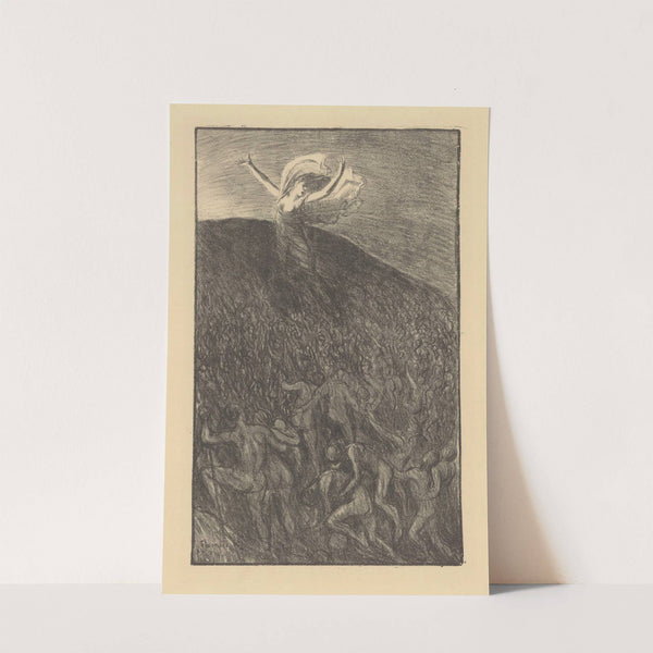 Marche vers la lumière (1903) by Théophile Alexandre Steinlen